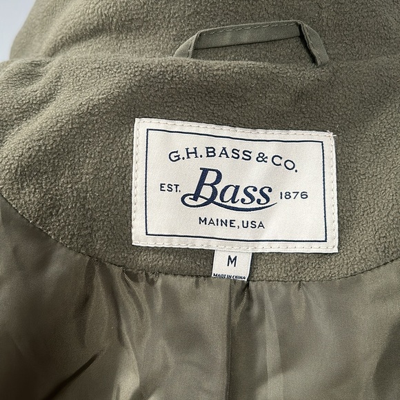 G.H. Bass & Co. Green Quilted Vest Snap Closure size M - Picture 9 of 12